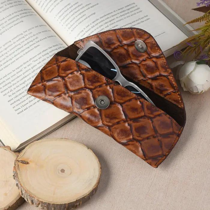 Croco Leather Sunglasses Cover - Tampa Home & Garden Store