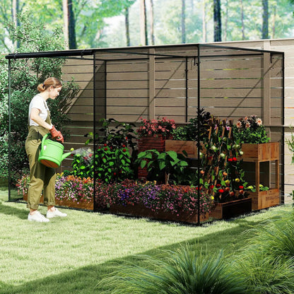 Crop Cage with 6 Ground Nails for Garden Plants