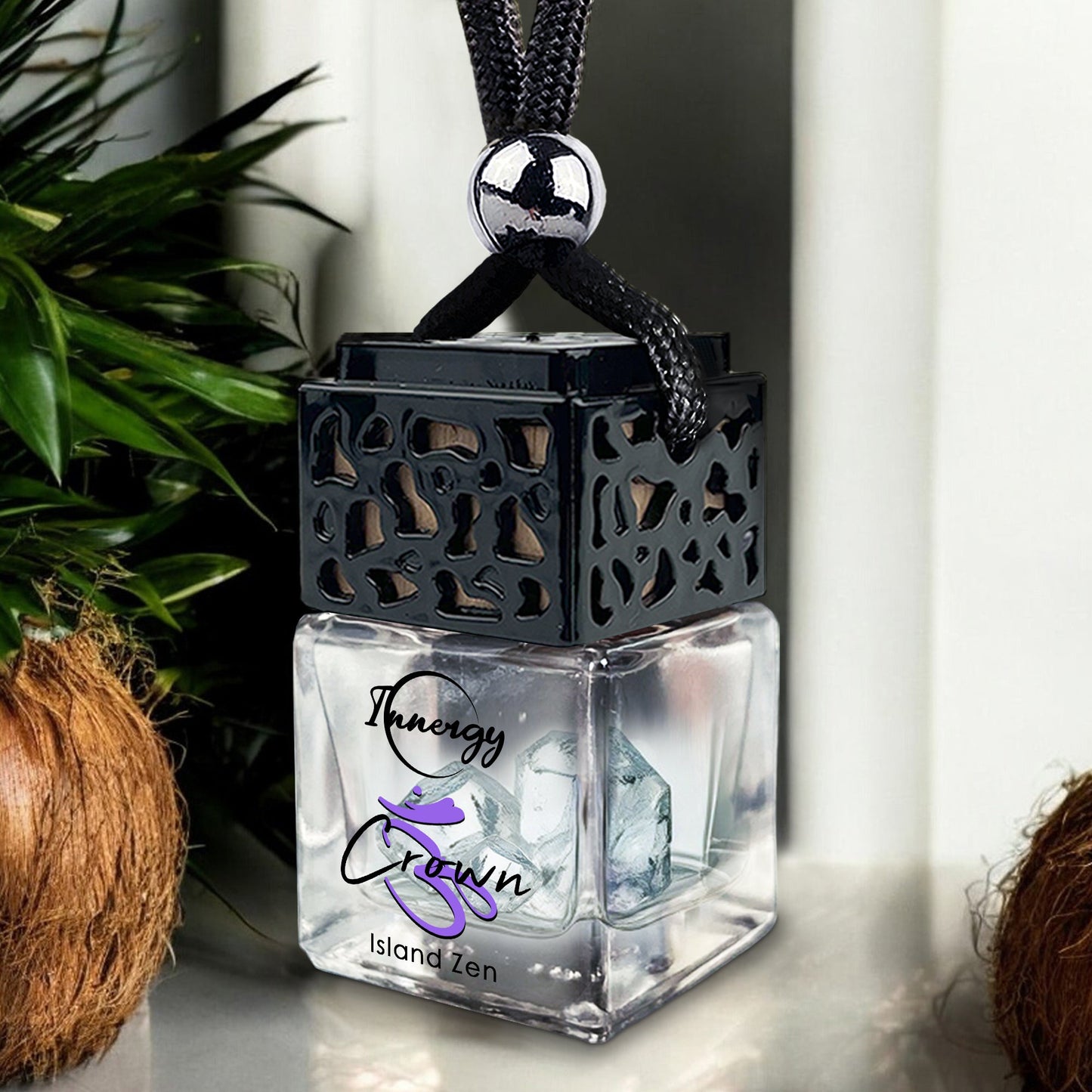 Crown Chakra Crystal-Enhanced Oil Diffuser, Car Air Freshener, 8ml - Tampa Home & Garden Store