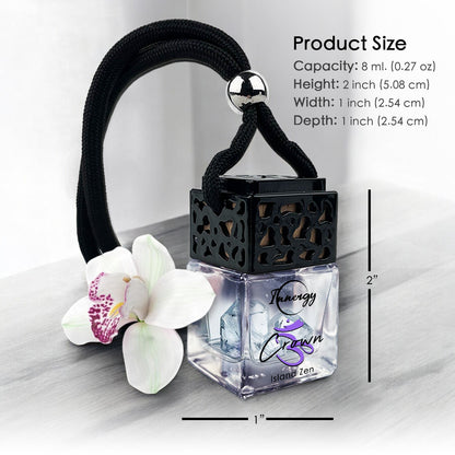 Crown Chakra Crystal-Enhanced Oil Diffuser, Car Air Freshener, 8ml - Tampa Home & Garden Store