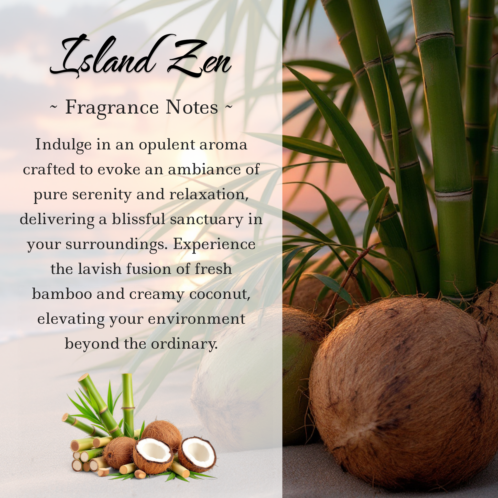 Crown Chakra Crystal-Enhanced Reed Oil Diffuser, Island Zen Scent, 100ml - Tampa Home & Garden Store