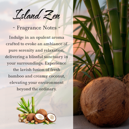 Crown Chakra Crystal-Enhanced Reed Oil Diffuser, Island Zen Scent, 100ml - Tampa Home & Garden Store