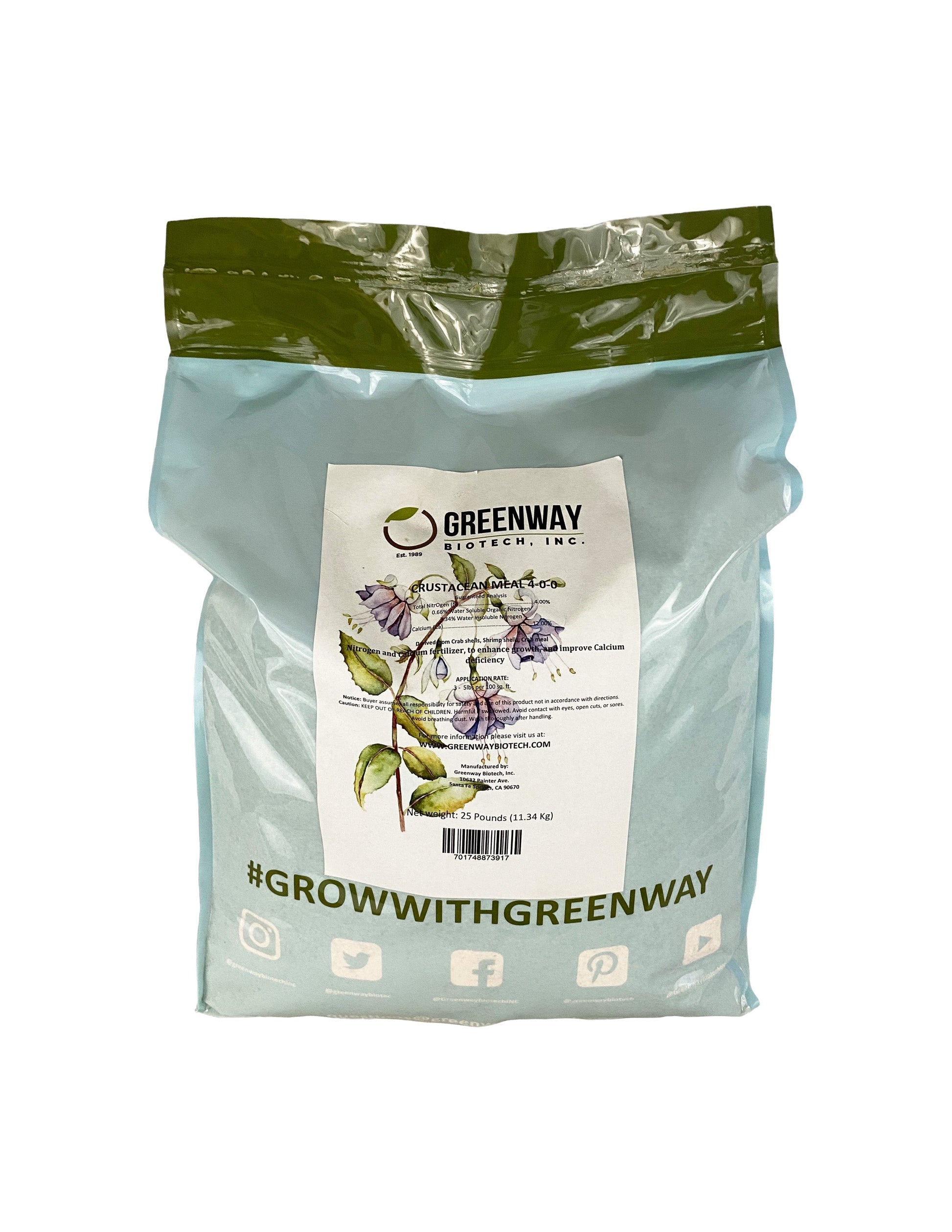 Crustacean Meal Fertilizer 4-0-0 | Organic - Tampa soil911.com