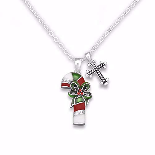 Crystal Candy Cane Necklace - Tampa Home & Garden Store
