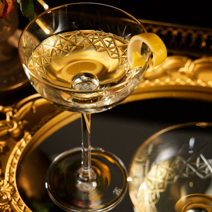 Basilica Champagne Coupe Glassware Set of Two