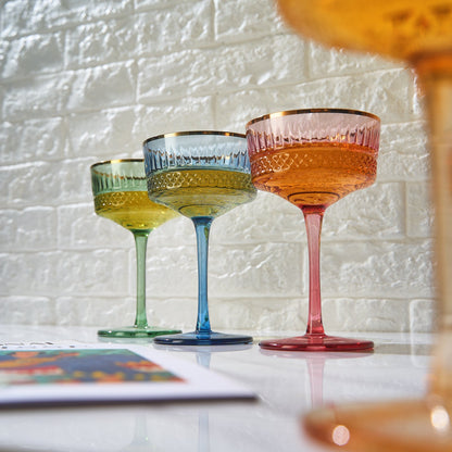 Duomo Champagne Coupe Glassware Set of Four