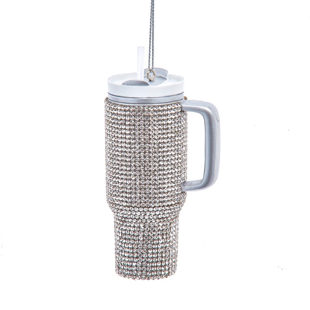 Crystal Tumbler Ornament - Tampa Home & Garden Store