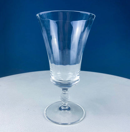 Crystal Water/Ice Tea Goblets with Ball Stem. Enchantress by Mikasa. Frosted Ball Shaped like Berries & Leaves. Set of 10. Beautiful Ping. - Tampa Home & Garden Store