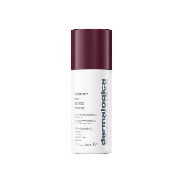 Dermalogica Dynamic Skin Retinol Serum face serum in a white bottle with burgundy cap on Tampa Home & Garden Store