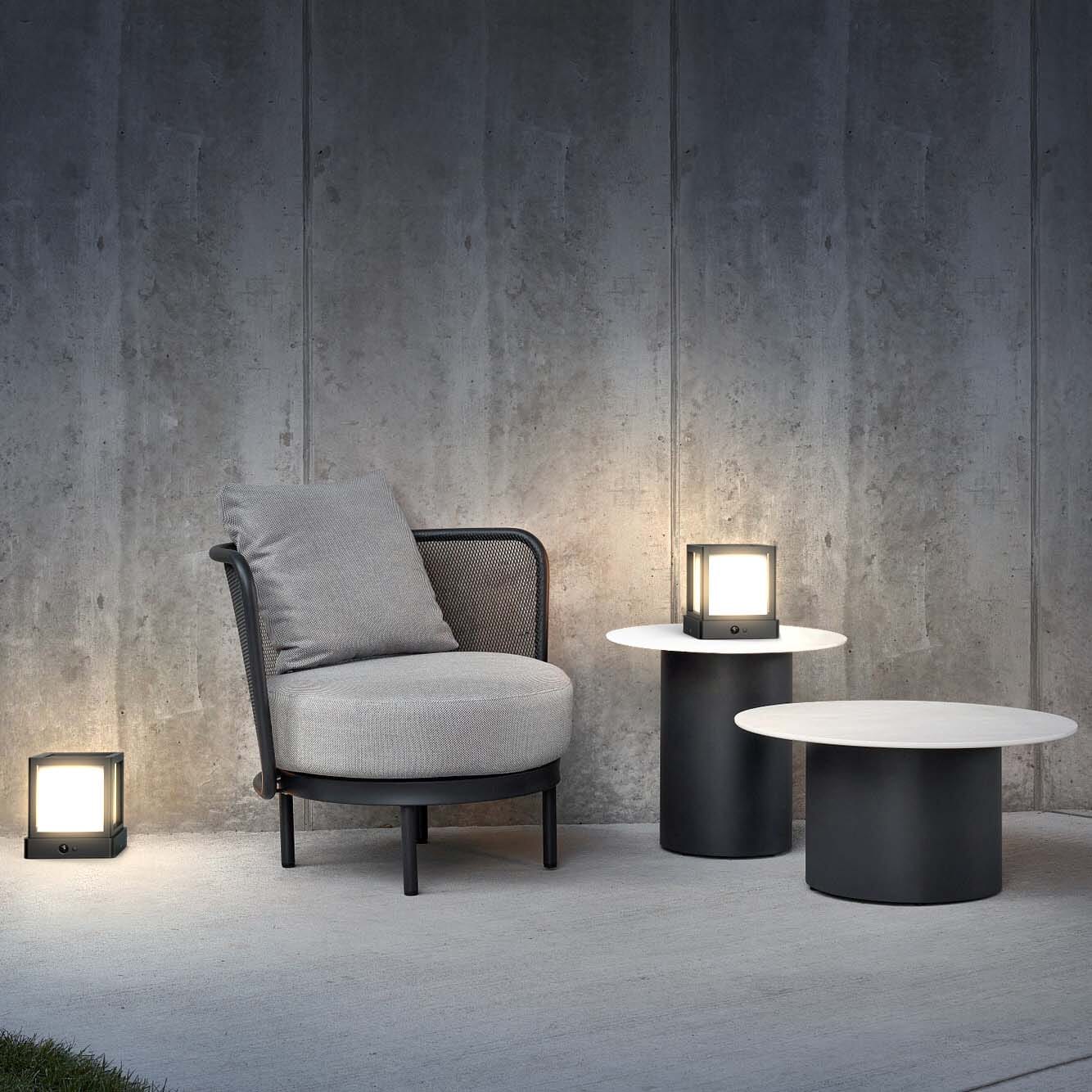 Cube-1000 Outdoor Landscape / Post-Cap Solar Light | Dusk to Dawn - Tampa Home & Garden Store