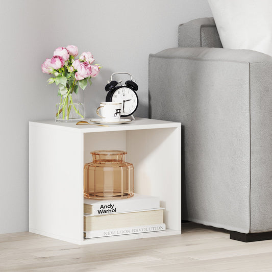 Estantería cúbica organizadora apilable, estante de exhibición de madera con diseño abierto