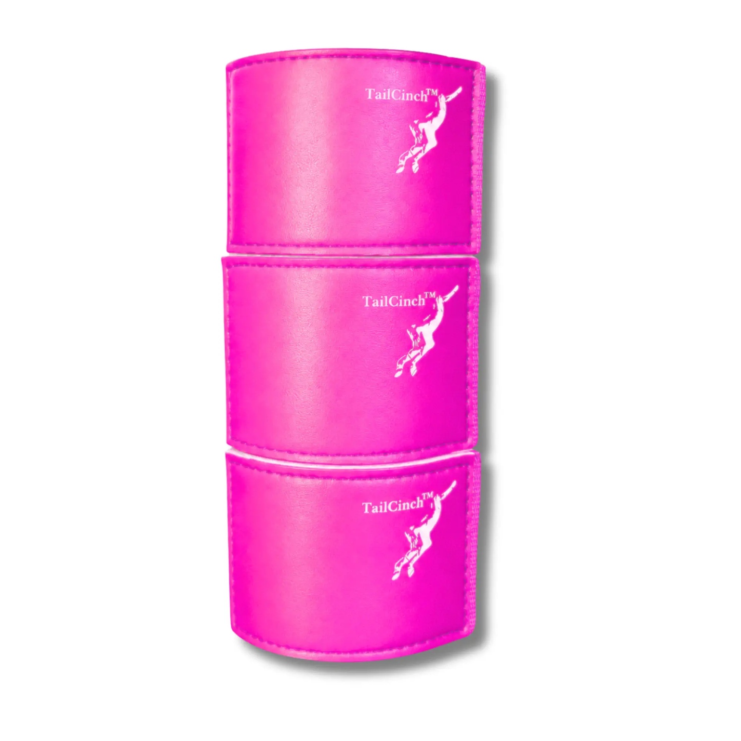 TailCinch Tail Tie Cuff XL pink bands for thick tails, set of 3 horse tack accessory on Tampa Home & Garden Store