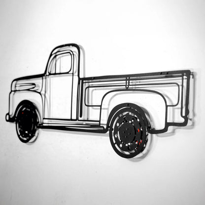 Custom Car Metal Wall Art with Spinning Wheels, Personalized Car Design, Custom Auto Gift for Men, Garage Decor, Your Car Line Art-KAFMEKA048 - Tampa Home & Garden Store