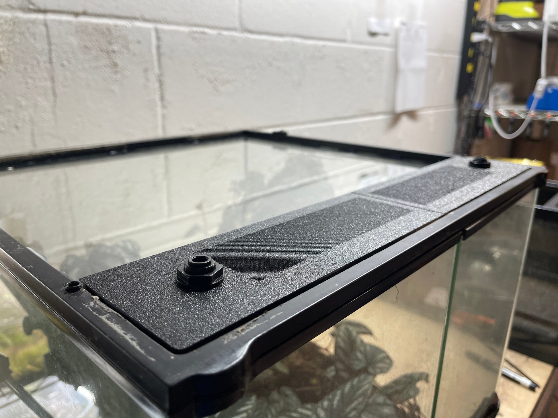 Custom Replacement Top for 18" Exo Terra Terrariums – Humidity Retaining with Fly-Proof Ventilation - Tampa Home & Garden Store