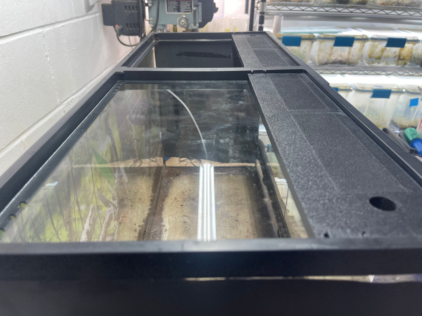 Custom Replacement Top for 18" Zoomed Terrariums – Humidity Retaining with Fly-Proof Ventilation - Tampa Home & Garden Store