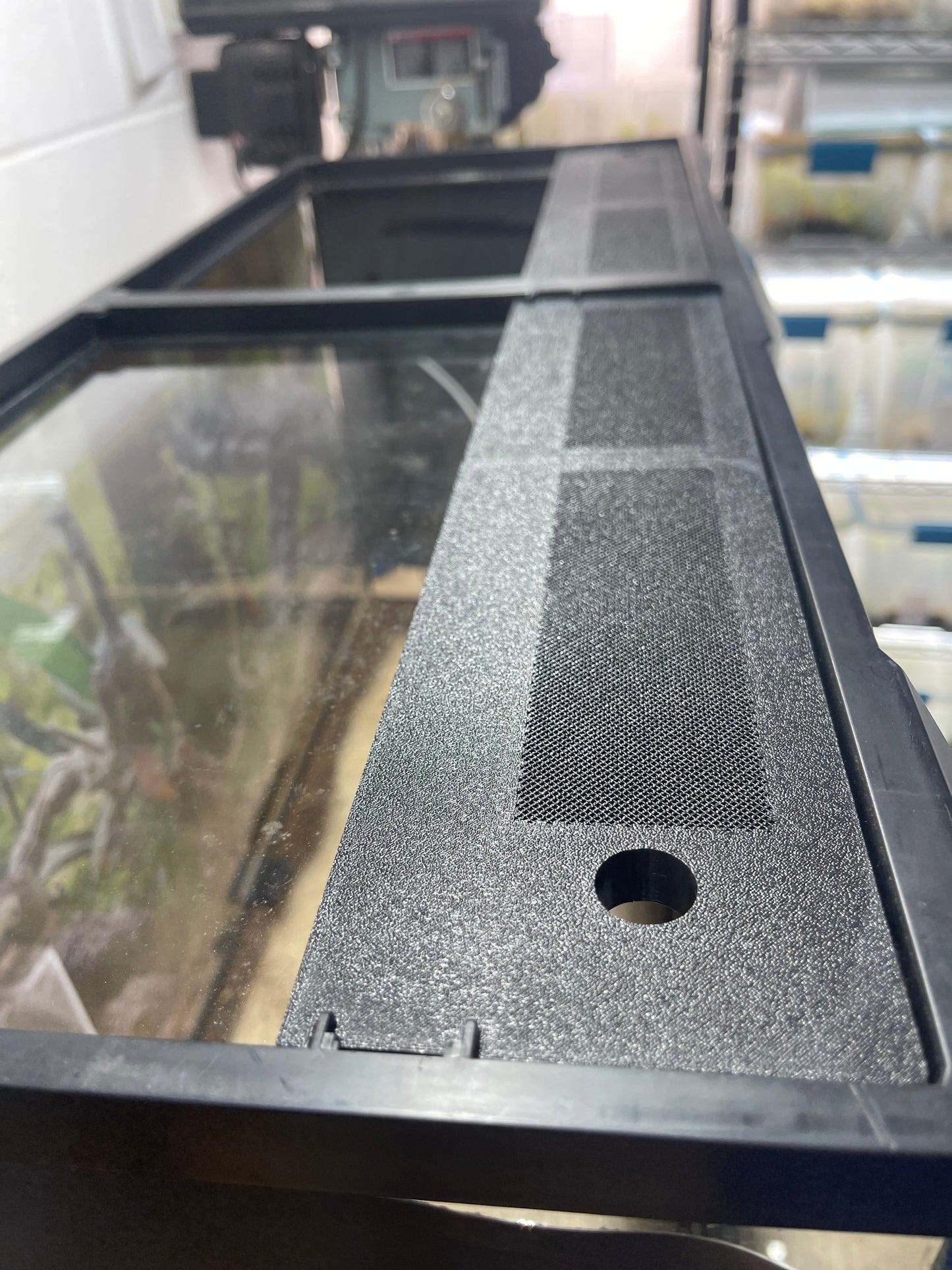 Custom Replacement Top for Zoomed Terrariums – Humidity Retaining with Fly-Proof Ventilation - Tampa Home & Garden Store