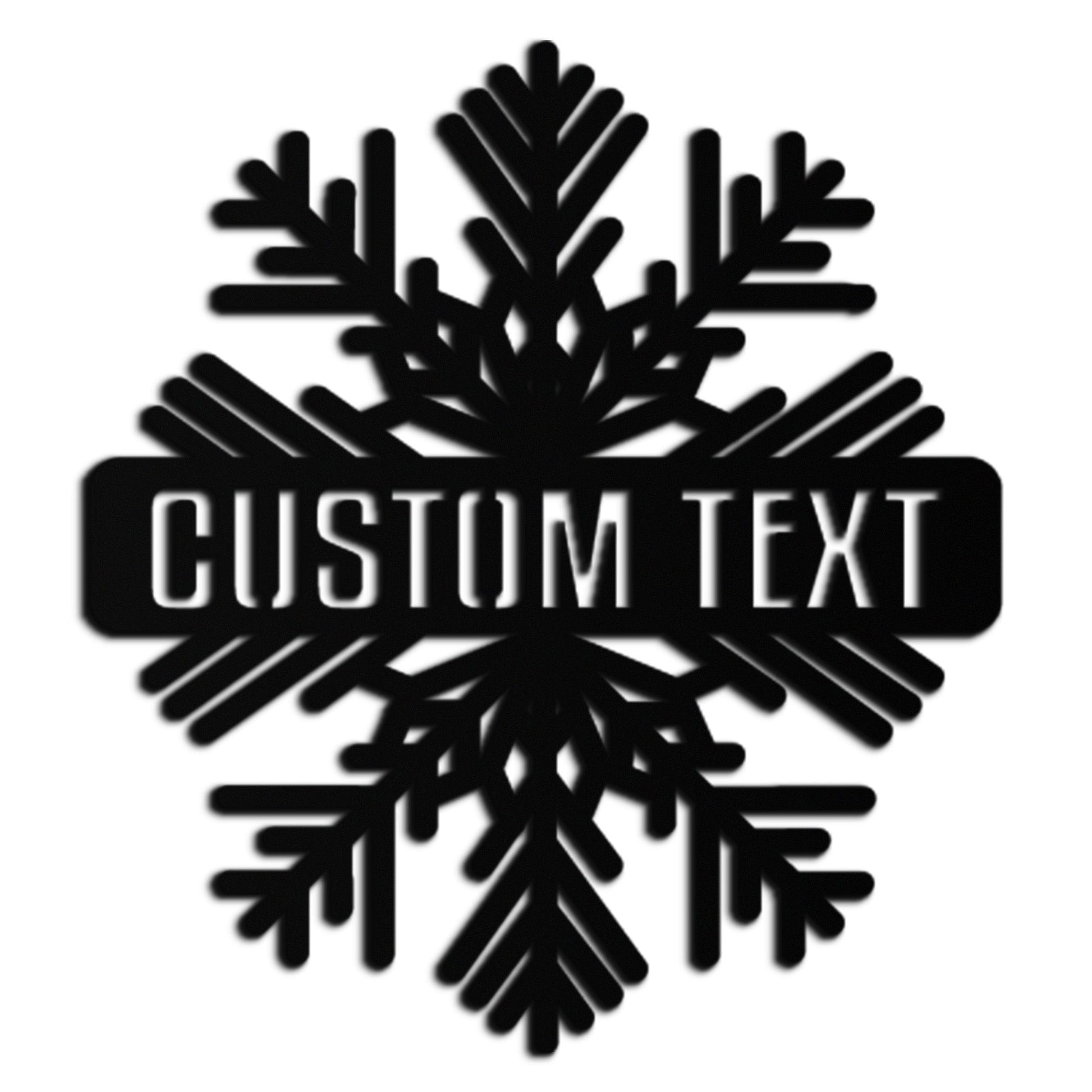 Custom Snowflake Metal Wall Art - Personalized Winter Decor- KAF297 - Tampa Home & Garden Store