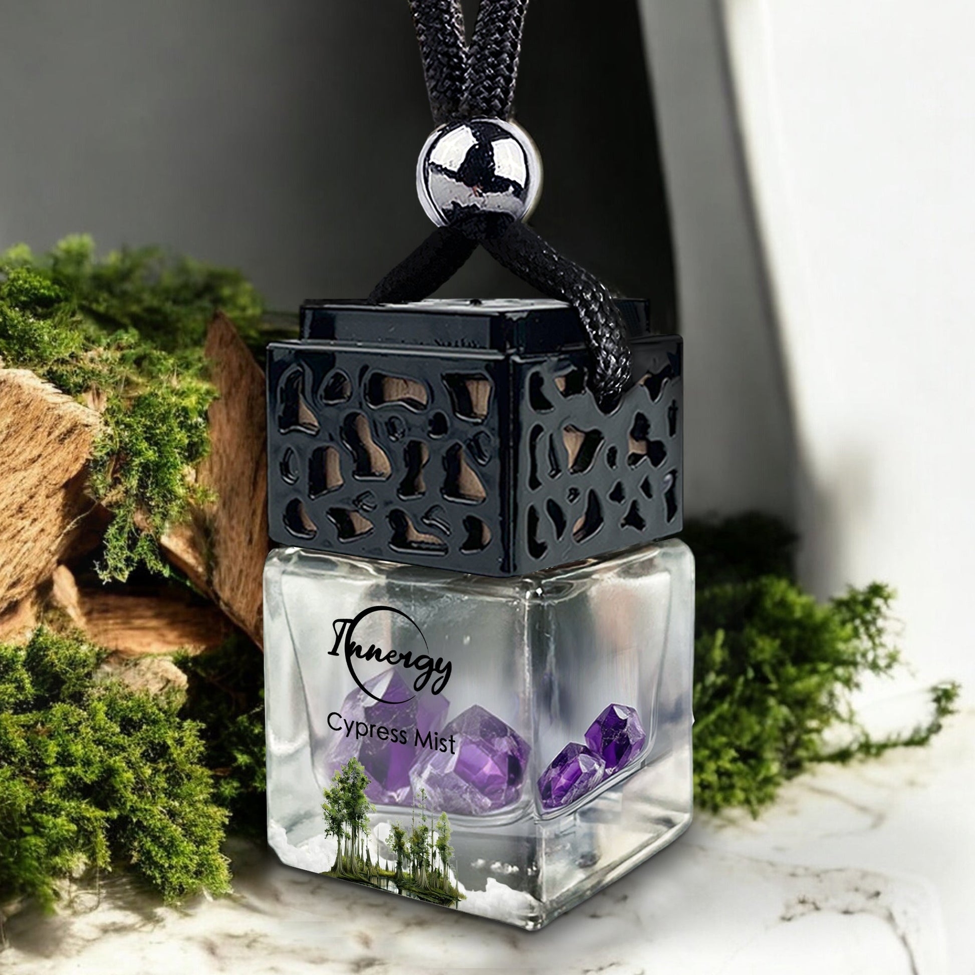 Cypress Mist Crystal-Enhanced Oil Diffuser, Car Air Freshener, 8ml - Tampa Home & Garden Store