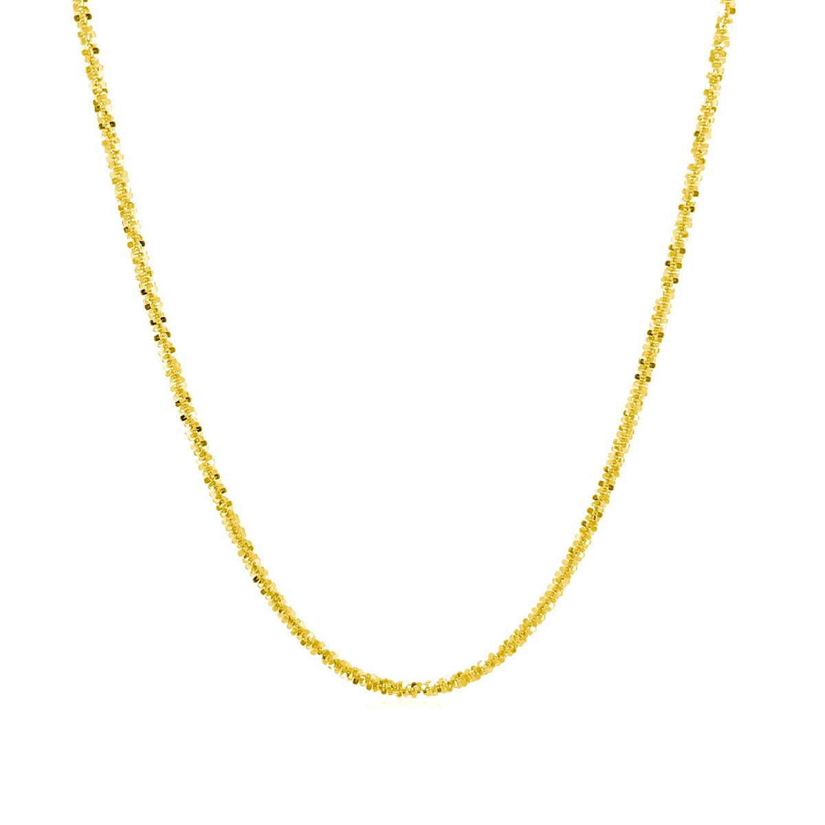 10k Yellow Gold Sparkle Chain Necklace 1.50 mm by Bids.com on Tampa Home & Garden Store