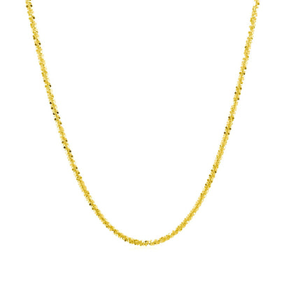 10k Yellow Gold Sparkle Chain Necklace 1.50 mm by Bids.com on Tampa Home & Garden Store