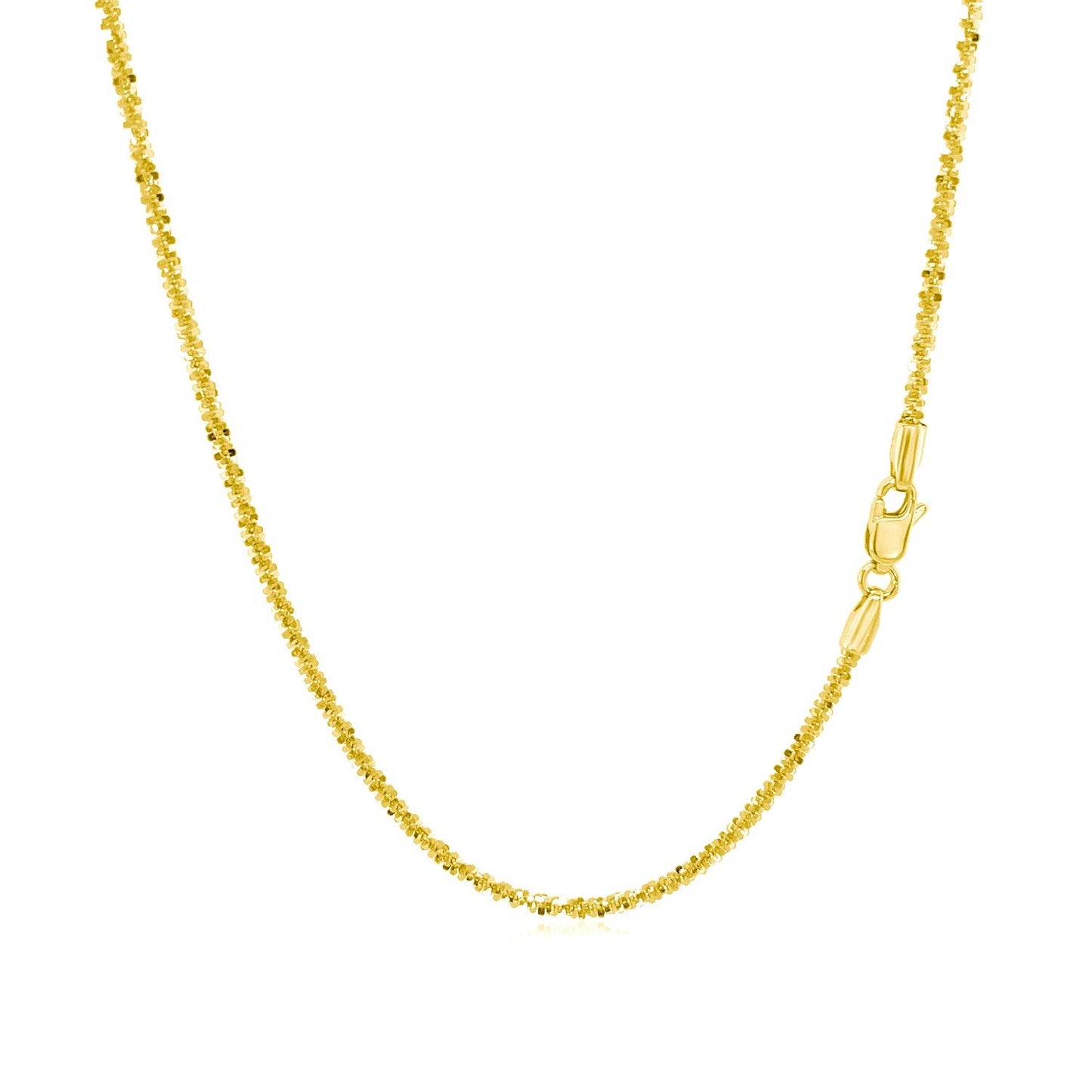 10k Yellow Gold Sparkle Chain Necklace 1.50mm by Bids.com on Tampa Home & Garden Store