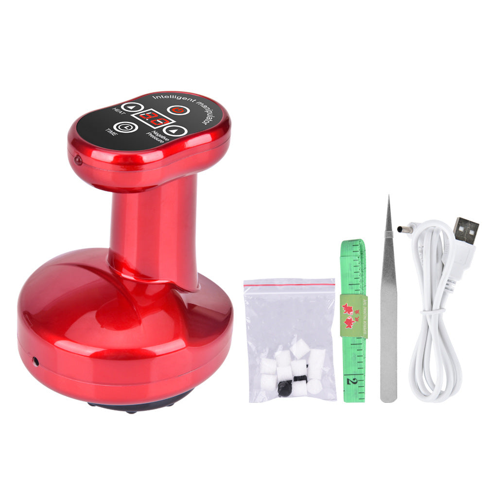Electric Scraping Instrument Massage Physiotherapy Instrument Sucking Sha Cupping Device Intelligent Trader Meridian Dredging Machine - Tampa Home & Garden Store