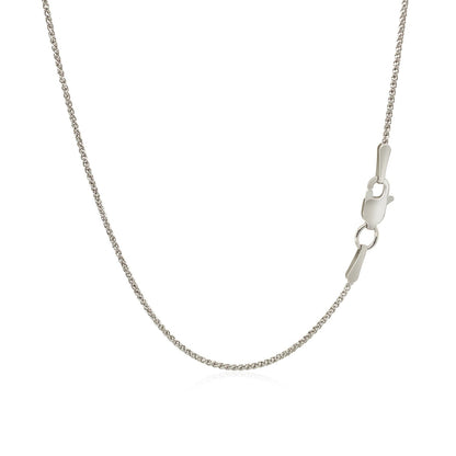 10k white gold wheat chain necklace 1.0mm by Bids.com with delicate links on Tampa Home & Garden Store