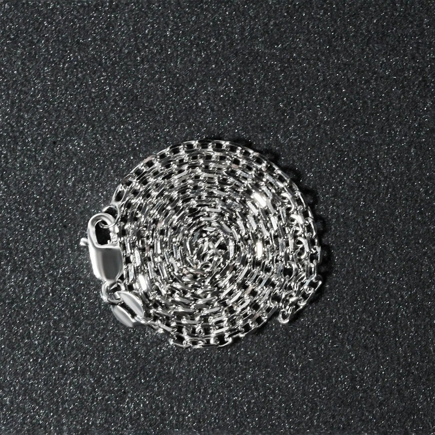 14k white gold diamond-cut cable chain necklace 1.8mm with lobster clasp on Tampa Home & Garden Store