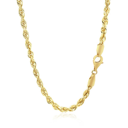 4.0mm 10k yellow gold diamond cut rope chain necklace by Bids.com on Tampa Home & Garden Store