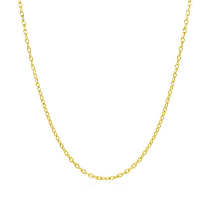 14k Yellow Gold Round Cable Link Chain Necklace 1.5mm Bids.com on Tampa Home & Garden Store