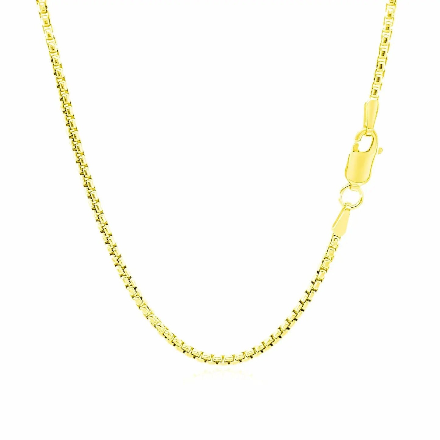 14k yellow gold round box chain necklace 1.7mm Bids.com on Tampa Home & Garden Store