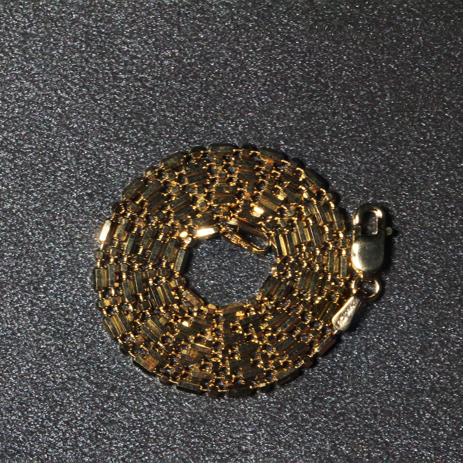 Necklace 14k yellow gold diamond-cut alternating bead chain 1.5mm Bids.com on Tampa Home & Garden Store