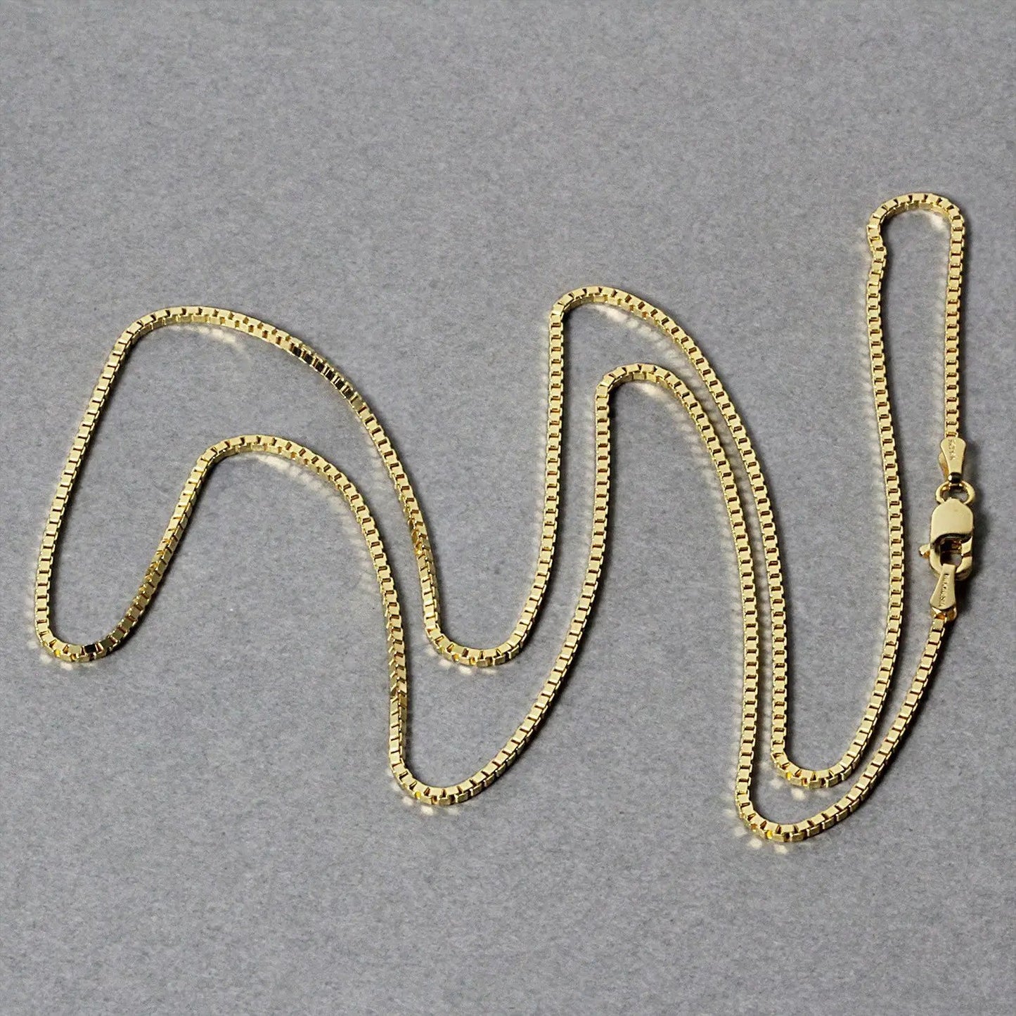 14k yellow gold classic box chain necklace 1.1mm by Bids.com on Tampa Home & Garden Store