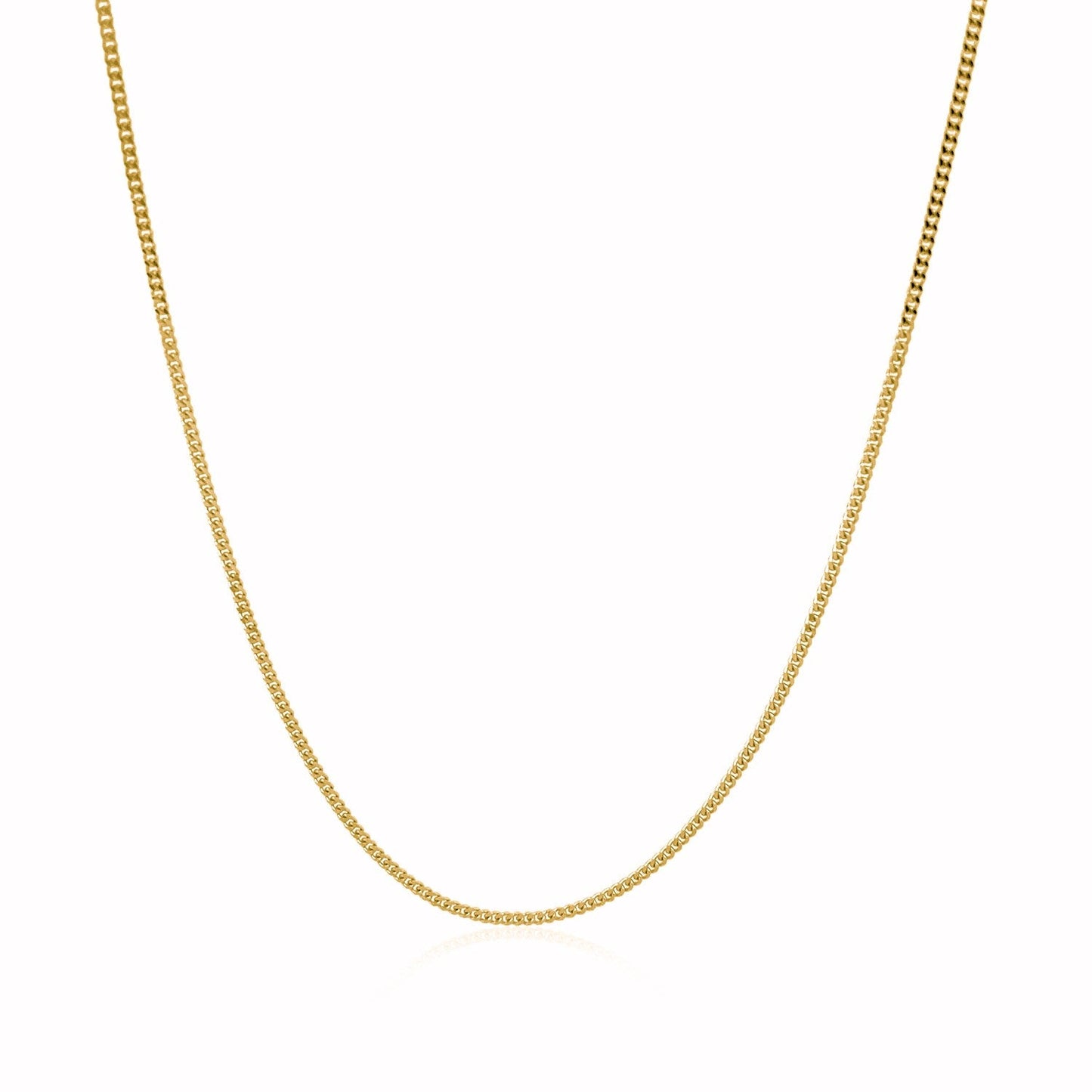 Gourette chain necklace 14k yellow gold 1.0mm Bids.com on Tampa Home & Garden Store
