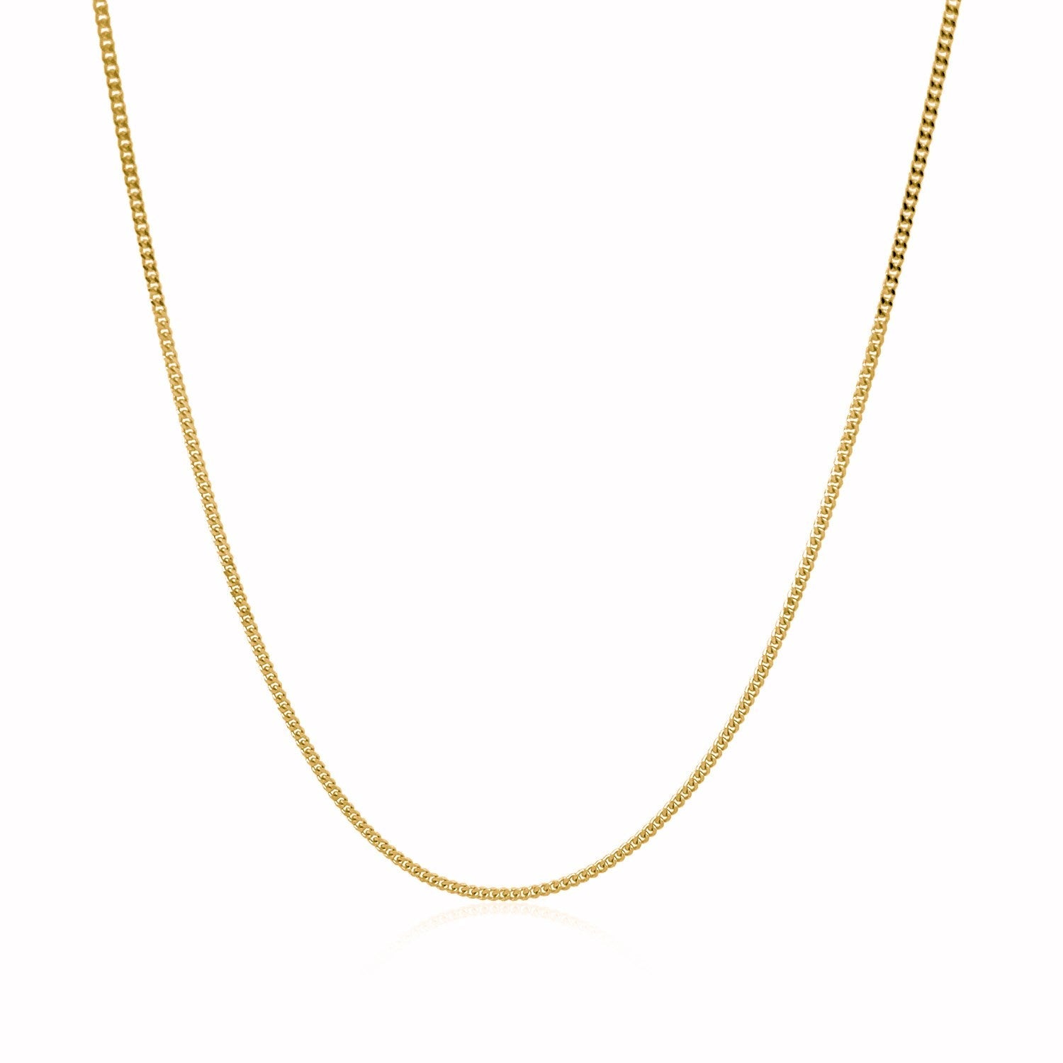 Gourette chain necklace 14k yellow gold 1.0mm Bids.com on Tampa Home & Garden Store