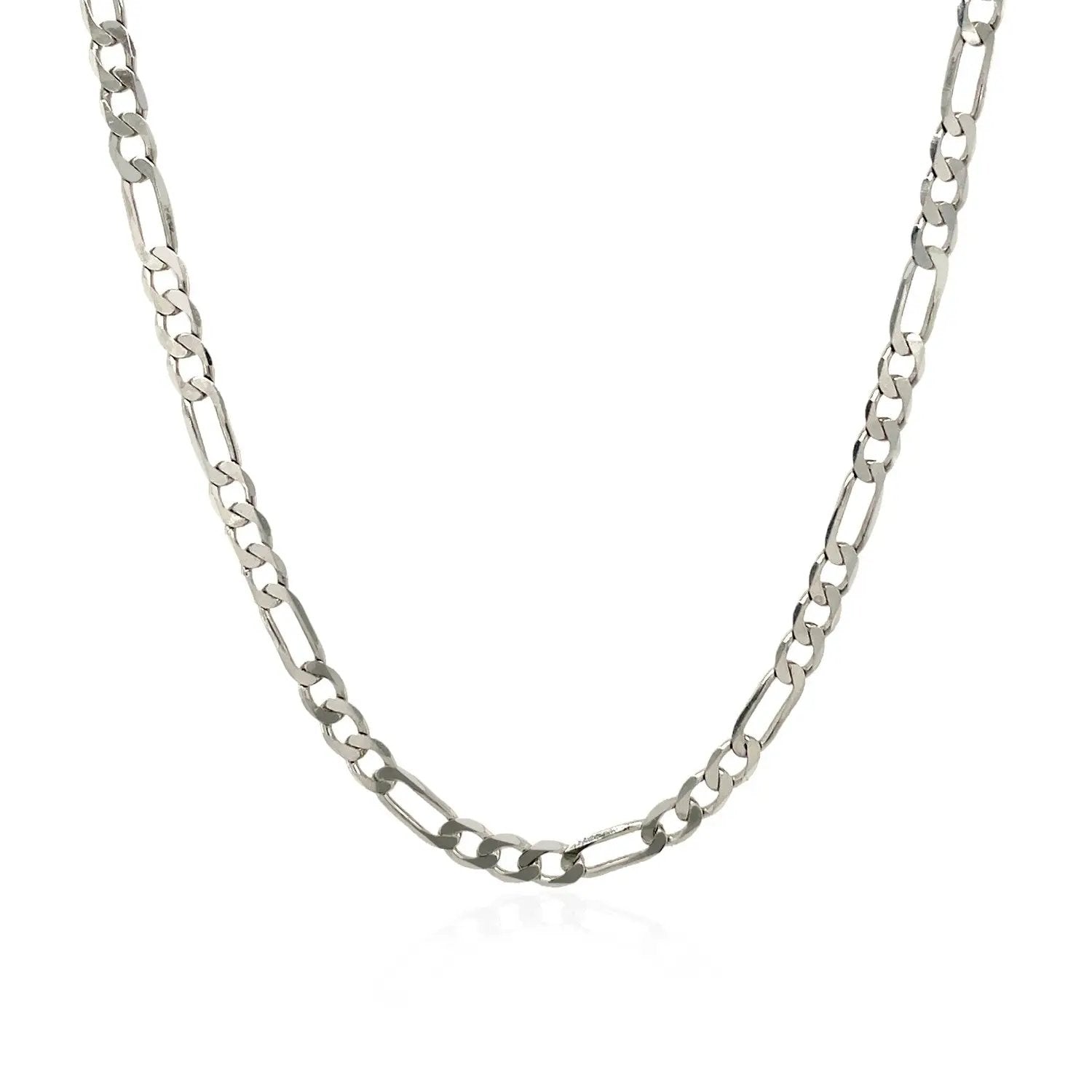 3.0mm white gold solid Figaro chain necklace by Bids.com on Tampa Home & Garden Store