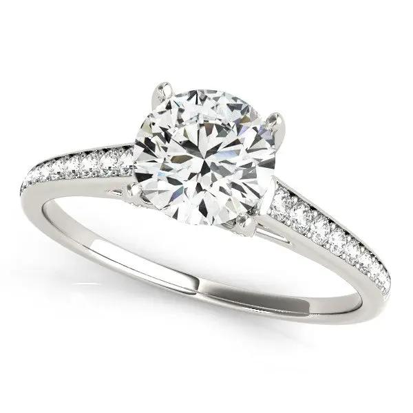 14k white gold diamond engagement ring with cathedral setting 1 1/3 cttw, Bids.com on Tampa Home & Garden Store