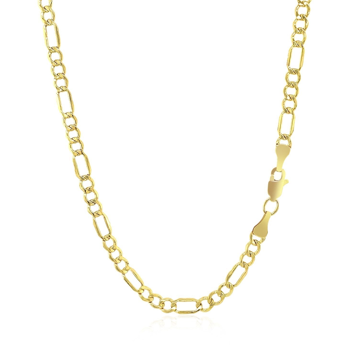 2.8mm 10k yellow gold lite Figaro chain necklace by Bids.com with lobster clasp on Tampa Home & Garden Store