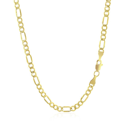 2.8mm 10k yellow gold lite Figaro chain necklace by Bids.com with lobster clasp on Tampa Home & Garden Store