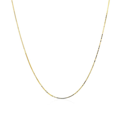 10k Yellow Gold Classic Box Chain Necklace 0.45mm Bids.com on Tampa Home & Garden Store