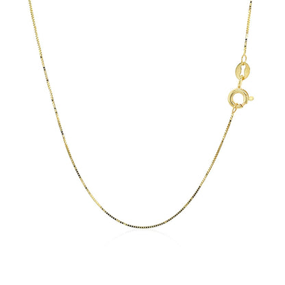 10k yellow gold box chain necklace 0.45mm with spring ring clasp Bids.com on Tampa Home & Garden Store