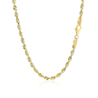 3.0mm 10k Yellow Gold Solid Diamond Cut Rope Chain Necklace Bids.com on Tampa Home & Garden Store