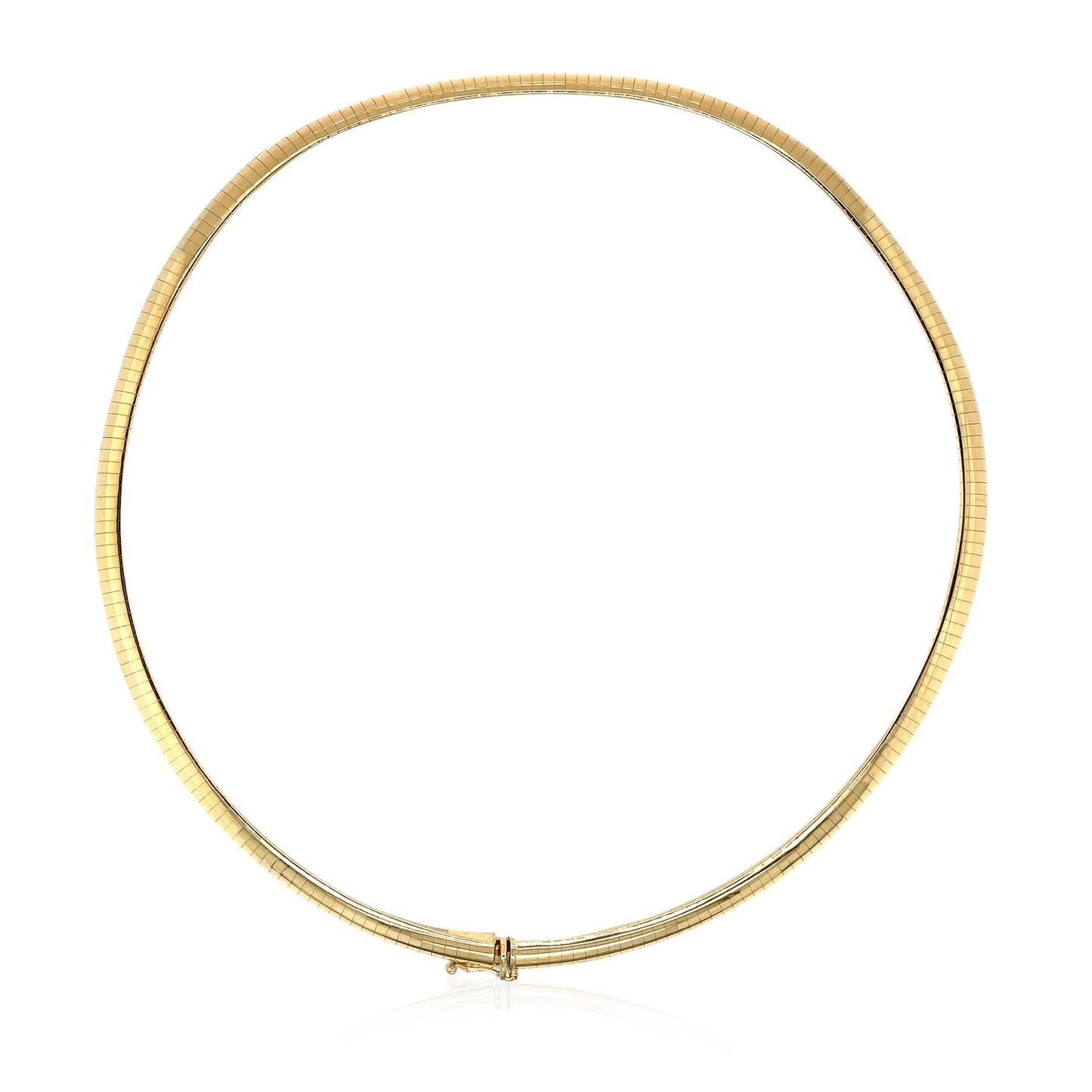 14k yellow gold omega-style chain necklace, 6 mm, Bids.com on Tampa Home & Garden Store
