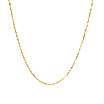 10k yellow gold wheat chain necklace 1.0mm by Bids.com on Tampa Home & Garden Store