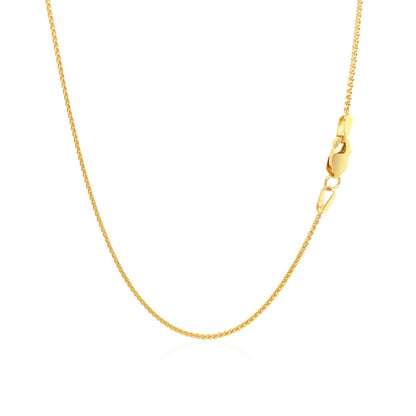 10k yellow gold wheat chain necklace 1.0mm by Bids.com on Tampa Home & Garden Store