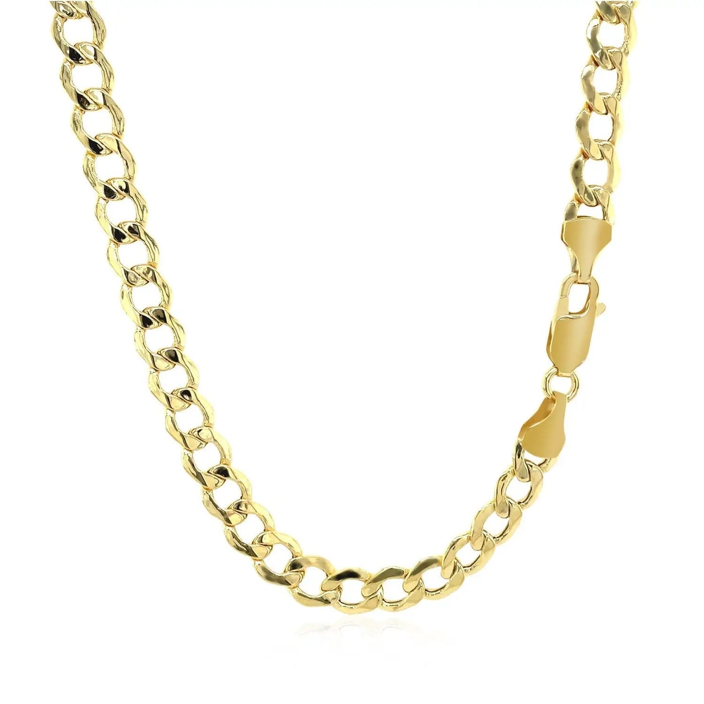 5.3mm 14k Yellow Gold Curb Chain Necklace with Lobster Clasp Bids.com on Tampa Home & Garden Store