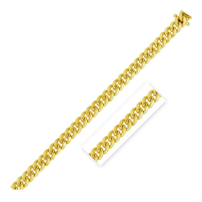 4.0mm 14k yellow gold solid Miami Cuban chain necklaces, two shown, by Bids.com on Tampa Home & Garden Store