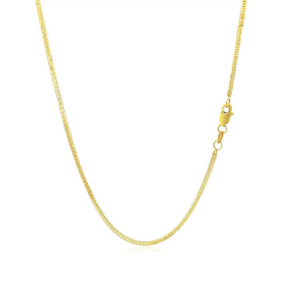 14k yellow gold foxtail 1.0mm chain necklace with lobster clasp by Bids.com on Tampa Home & Garden Store