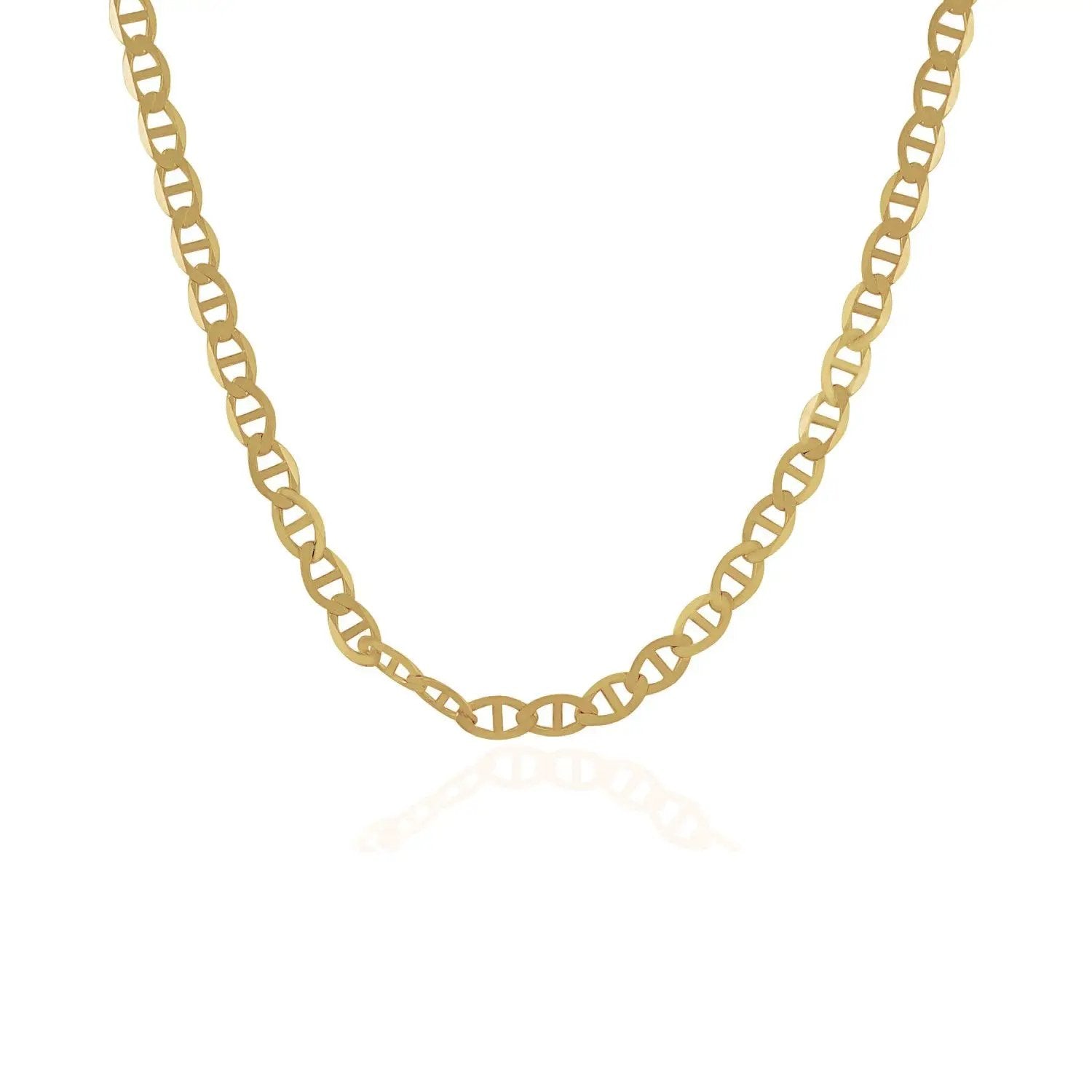 4.5mm 10k yellow gold mariner link chain necklace by Bids.com on Tampa Home & Garden Store
