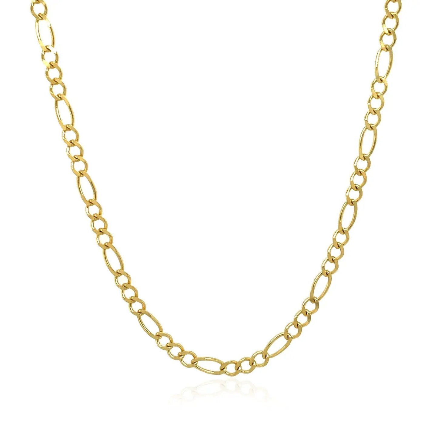 3.0mm 10k yellow gold solid Figaro chain necklace Bids.com on Tampa Home & Garden Store